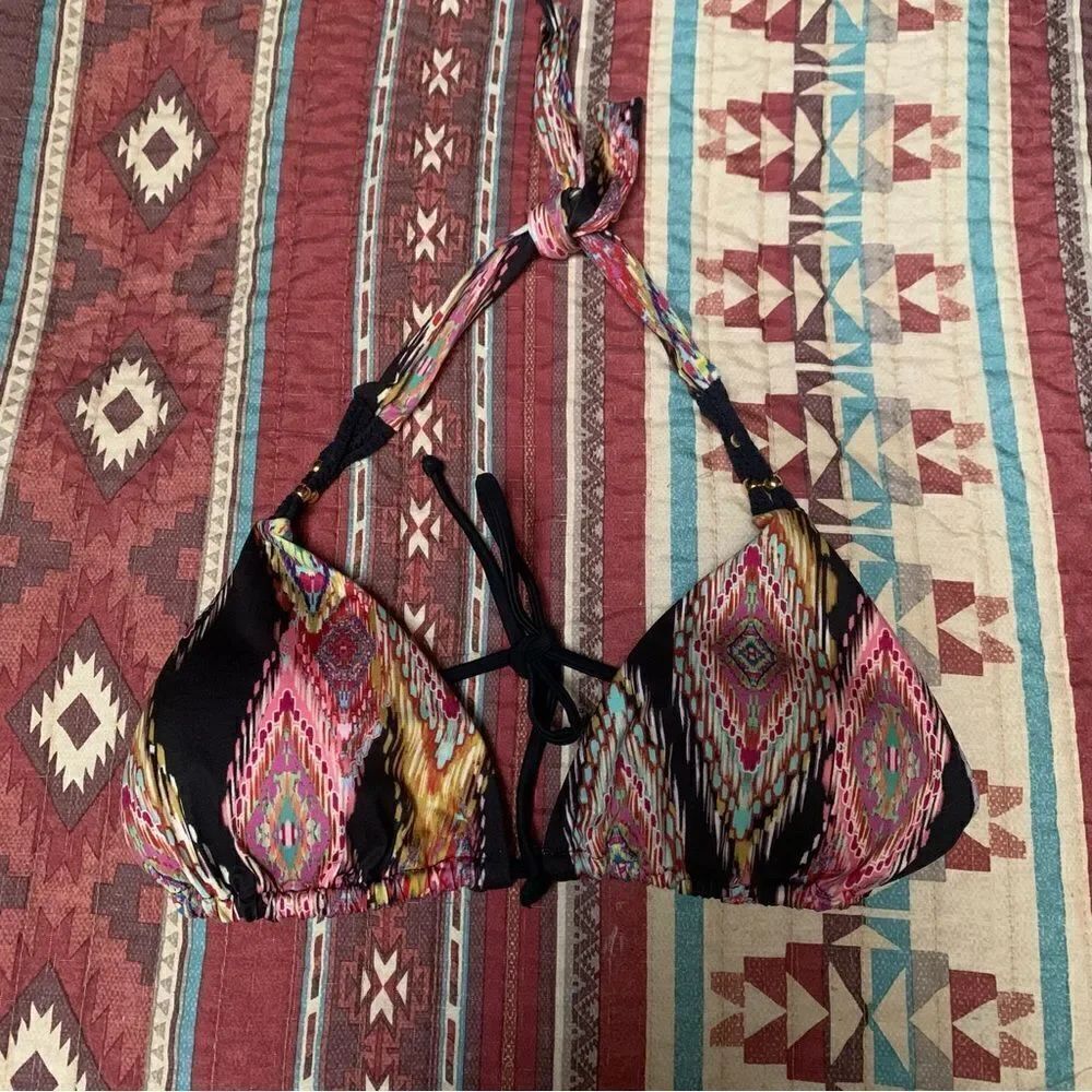 PilyQ Triangle Bikini Top Medium